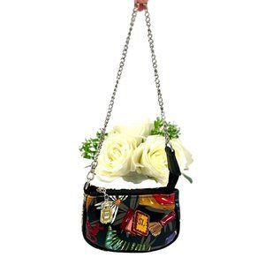 Sydney Love Wristlet Coin Purse Mini Purse Full Zip Bag Charm Chain Strap